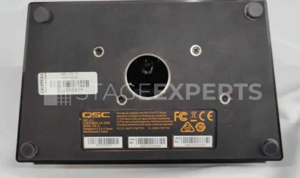 QSC TSC-7t 7-inch Tabletop Touchscreen Controller | Q-SYS