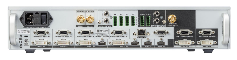 Analog Way QuickVu 3G Seamless Presentation Switcher | 8 inputs