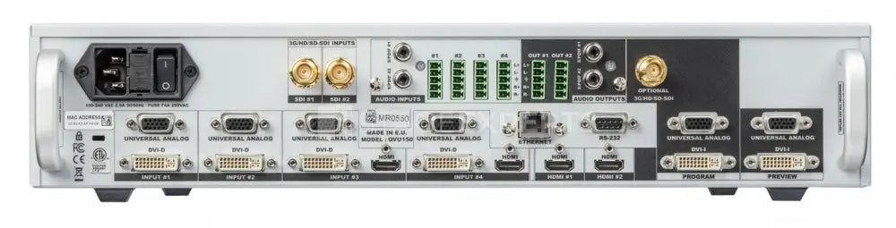 Analog Way QuickVu 3G Seamless Presentation Switcher | 8 inputs