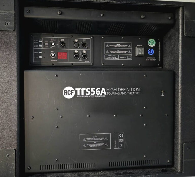 RCF TTS 56-A Dual 21-inch Active Subwoofer with RDNet | Touring