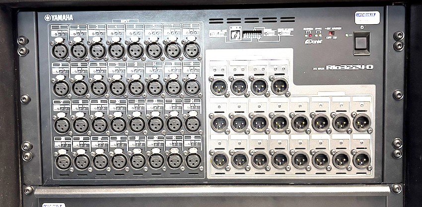 Yamaha Rio3224-D Dante I/O Rack – 32x24 Stagebox