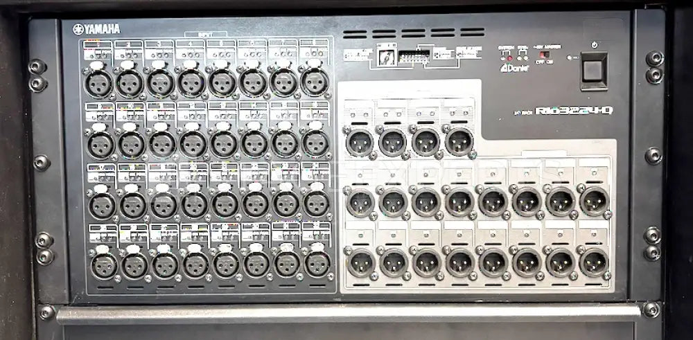 Yamaha Rio3224-D Dante I/O Rack – 32x24 Stagebox