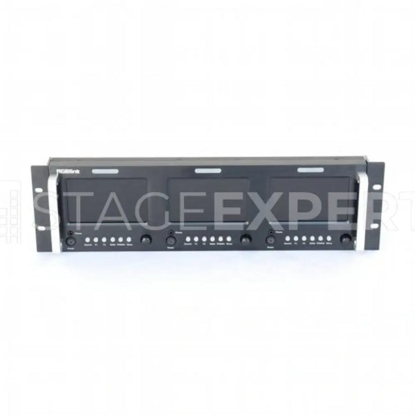RGBlink RMS5533S Triple 5in Rack LCD Monitor, 3RU for Broadcast