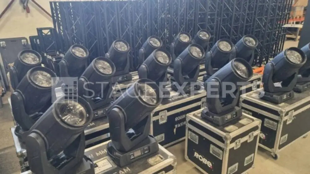 Robe MMX WashBeam Package – 17 Fixtures, Cases & Spares