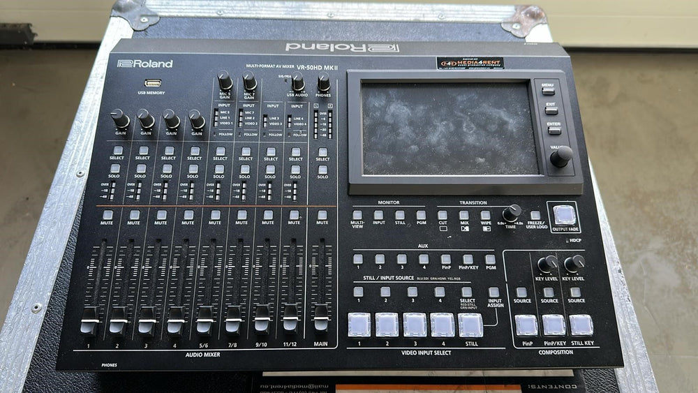 Roland VR-50HD MKII AV Mixer & Streamer | Presentation Switcher