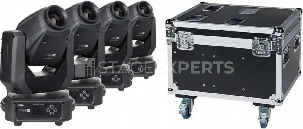 Showtec Phantom 65 Set – 4 LED Spot Heads + Case