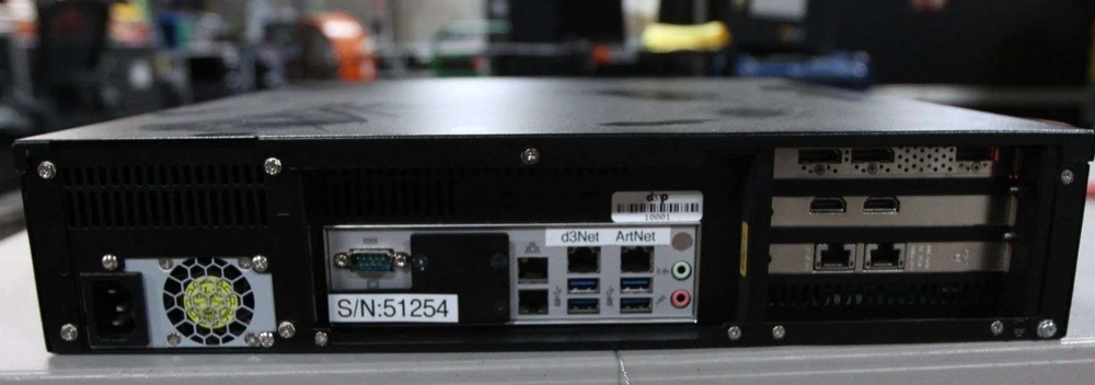 Disguise D3 Solo media server with Dante & HDMI capture