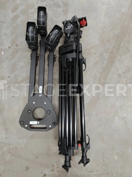 Sachtler FSB 10 Head with 2‑Stage ENG Tripod & Dolly 7065 S