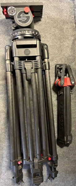 Sachtler 25Plus Tripod System with Carbon Legs & Dolly