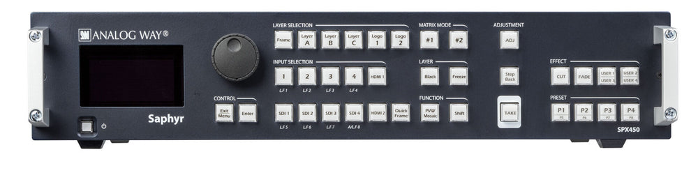 Analog Way Saphyr Presentation Switcher & Scaler | Stage Experts