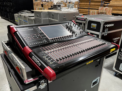 DiGiCo SD9 + D‑Rack with Waves & Optocore – Used Package