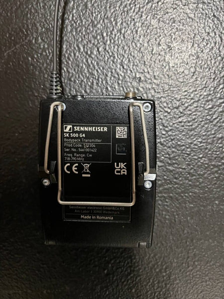 Sennheiser EW 500 G4 CW Beltpack Set – 4ch Wireless System