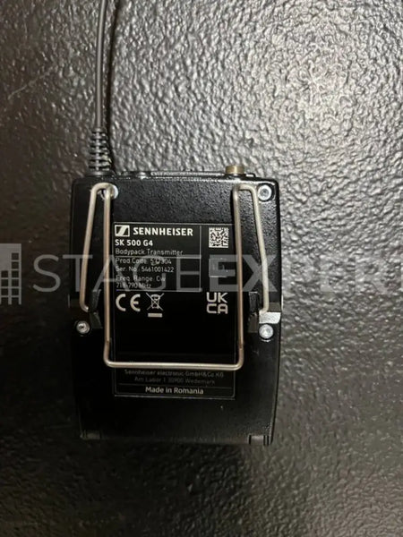 Sennheiser EW 500 G4 CW Beltpack Set – 4ch Wireless System