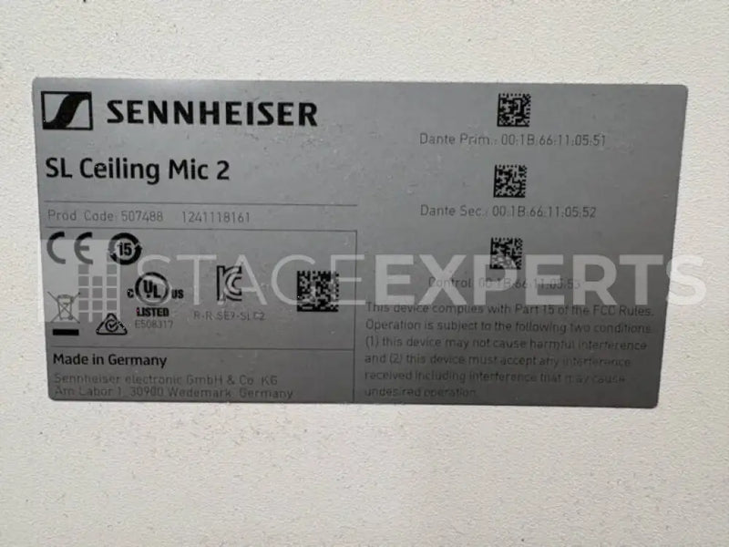 Sennheiser SL Ceiling Mic 2 – Beamforming Ceiling Microphone