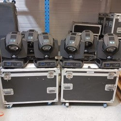 STARWAY Servo Beam 7R – 6 x Moving Beam Lights Set