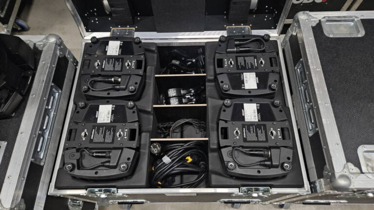 SGM G4 Wash-Beam 4-piece set with flight case – Hybrid