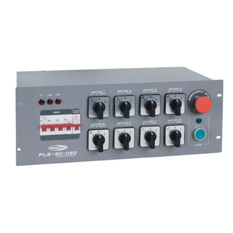 Showtec 8-Channel Chain Hoist Controller – Direct Control