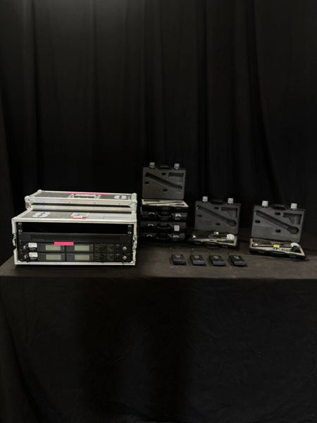 Shure UHF-R 4-Channel Wireless Package – UR4D+, UR1/UR2