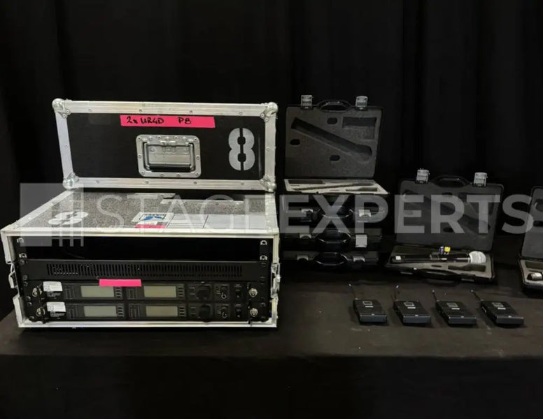 Shure UHF-R P8 4-Channel Wireless Microphone Package – Complete