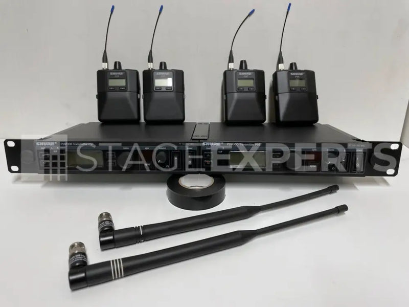 Shure PSM 900 IEM System – 2x P9T, 4x P9R, 702–742 MHz