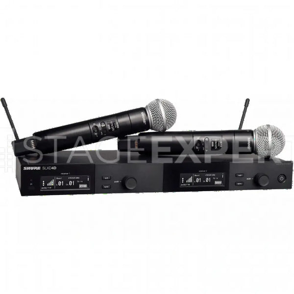 Shure SLXD24D/SM58 Dual Wireless Handheld System - G59 Band