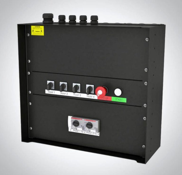 Sonoss 4ch DC Hoist Controller – Wall-Mount Local Control