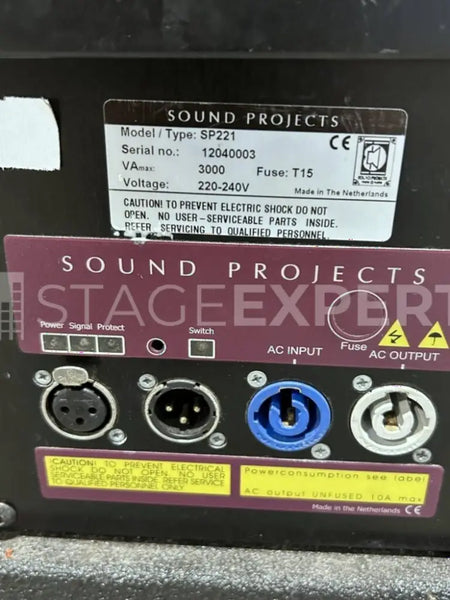 Sound Projects Linex/SP221 line array system, 24 tops + 12 subs