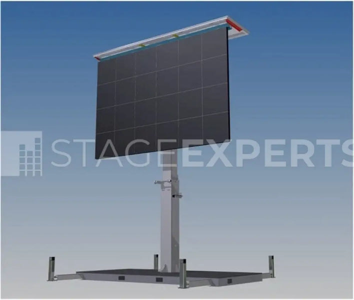 SPIDER LED SYSTEM – dual 7 m² YESTECH P3.9 outdoor screens