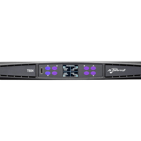 Powersoft T604 DSP + Dante System Amplifier | Stage Experts