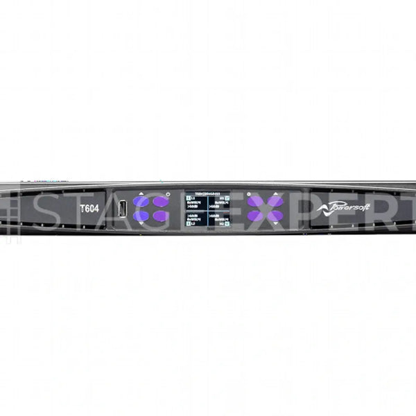 Powersoft T604 DSP + Dante System Amplifier | Stage Experts