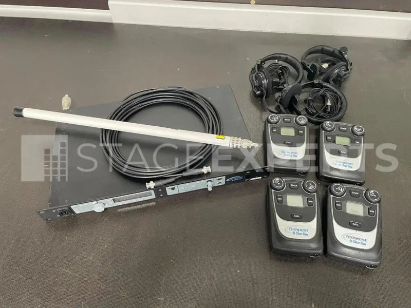 Clear-Com Tempest 2400 Intercom System Bundle with Beltpacks