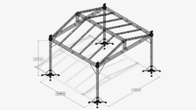 Load image into Gallery viewer, Milos MR2 12x10m Roof System with PA Wings, Certified
