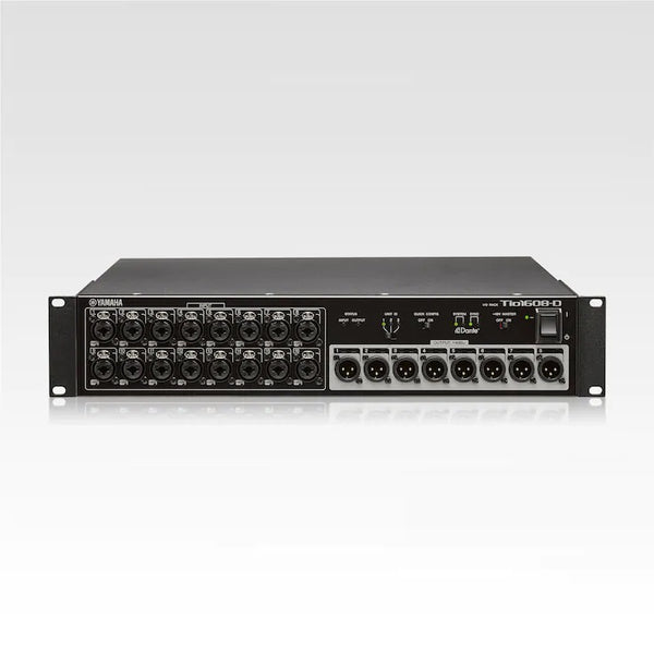 Yamaha Tio1608-D2 Dante Stagebox, 16-in/8-out I/O Rack