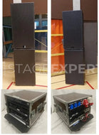 D.A.S & QSC 2 x 2400W Live/Party Sound System Package