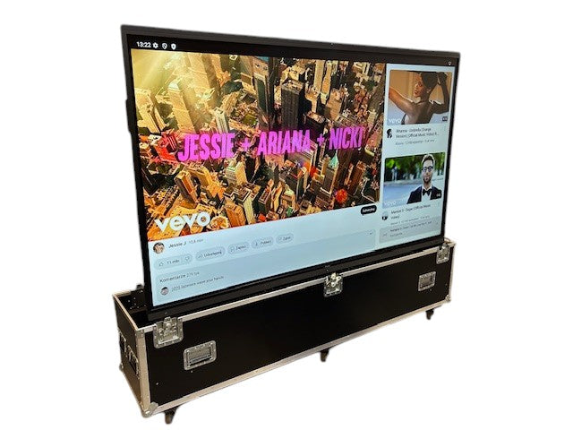 Electric TV Transport Case 85–86in + SP-TVC900 Stand