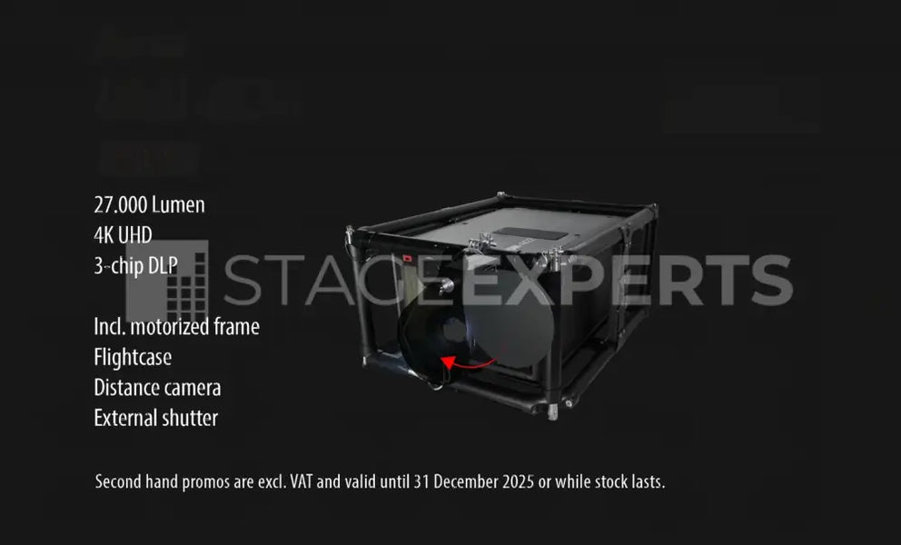 Barco UDM 4K30 Projector – 30,000‑lumen 4K for Live Events
