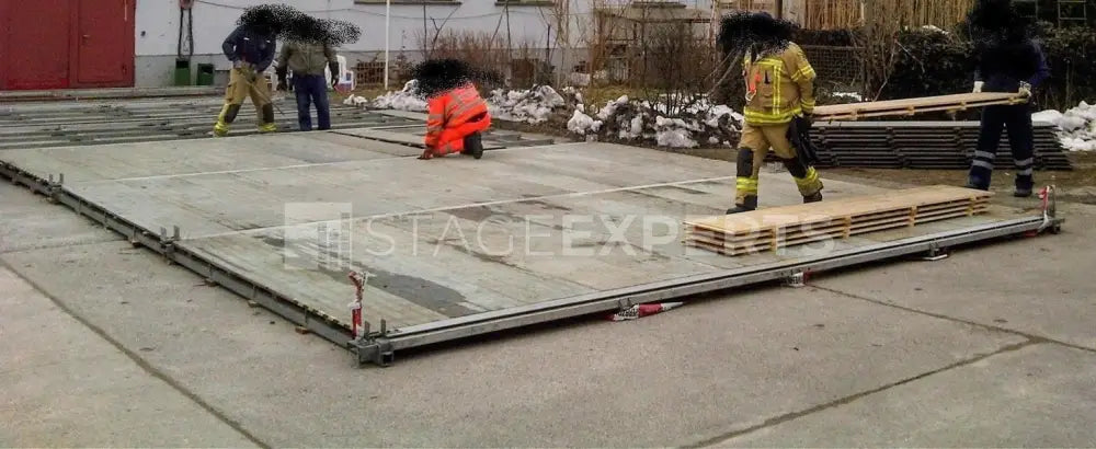 System Floor with Steel Substructure, 6m x 18m Set