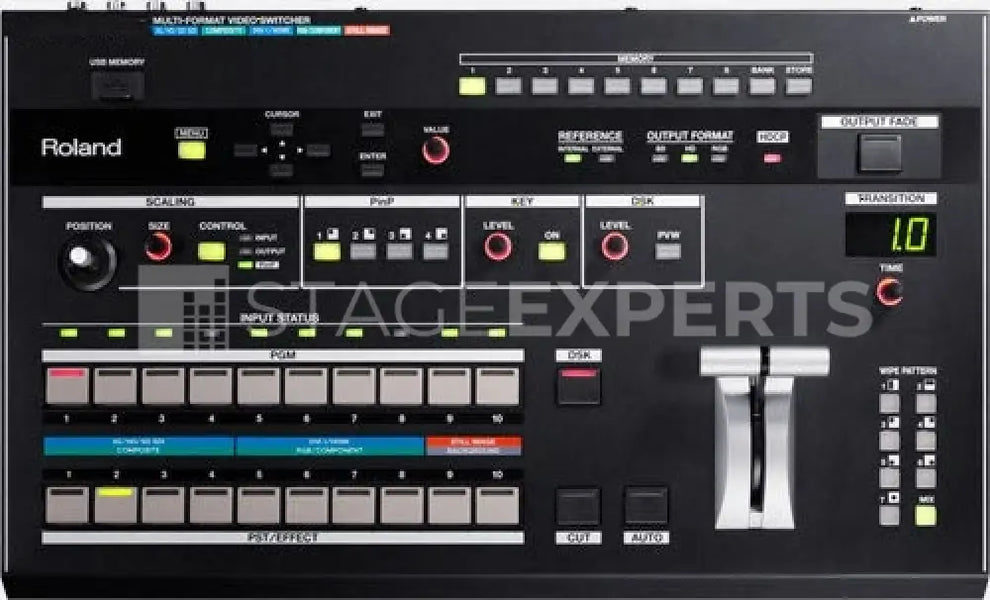 Roland V-800HD Multi-Format Switcher with Protective Case