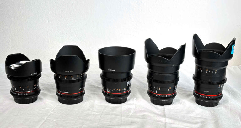 Samyang EF-Mount 5-Lens Cine Prime Set 14–85mm for Canon EF