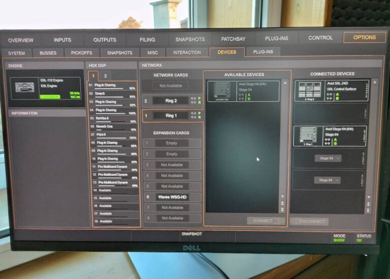 Avid VENUE S6L-24D-112 System, HDX-192 + Waves Servers