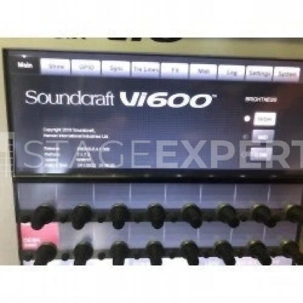 Soundcraft Vi600 Digital Console | Professional Live Mixer