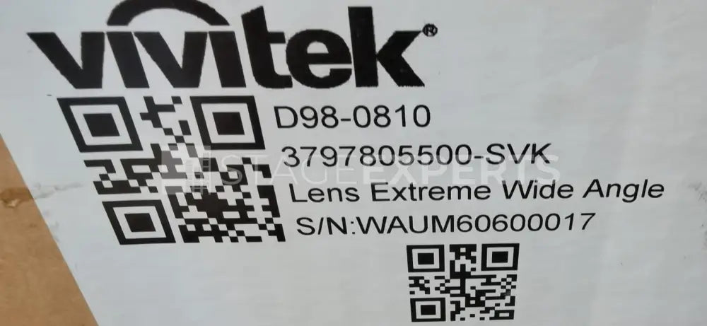 Vivitek D98-0810 Short-Throw Zoom Lens 0.84–1.03:1