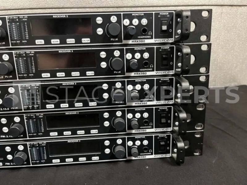 Wisycom MRK980/MTH410 10‑Channel Wireless Mic Package