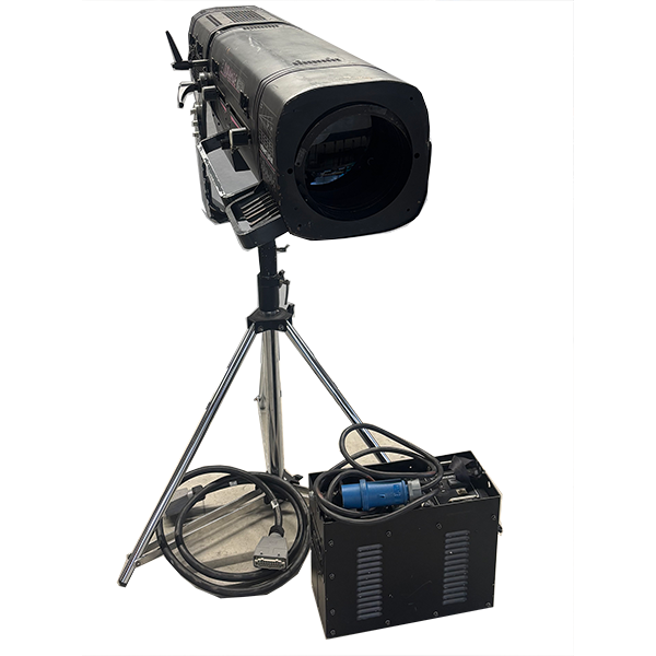 Robert Juliat Ivanhoe 2500 MSR Followspot 9–21° – Used with Stand