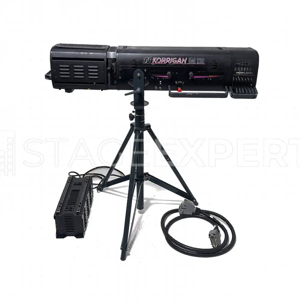 Robert Juliat Korrigan 1200 HMI Followspot 5–9° with Stand