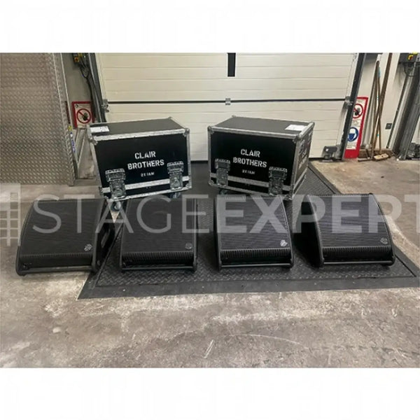 Clair Brothers 1AM Set – 4 Used Stage Monitors + Flight Cases