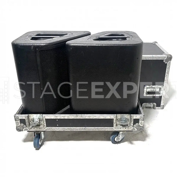 Clair Brothers 12AM Monitor Set L/R with Case – Stage Wedges - Used Equipment