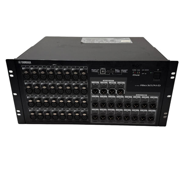 Yamaha Rio3224-D Dante I/O Rack – 32x16 Remote Stagebox