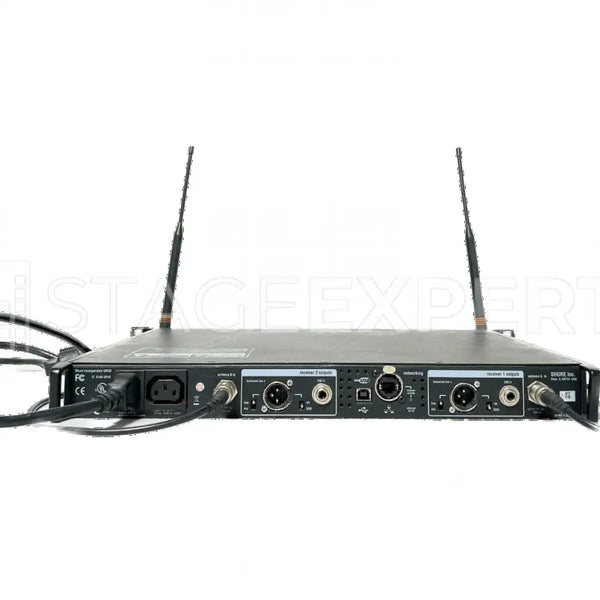 Shure UR4D Set H4E with 2x UR1 Bodypacks (518–578 MHz) - Used Equipment