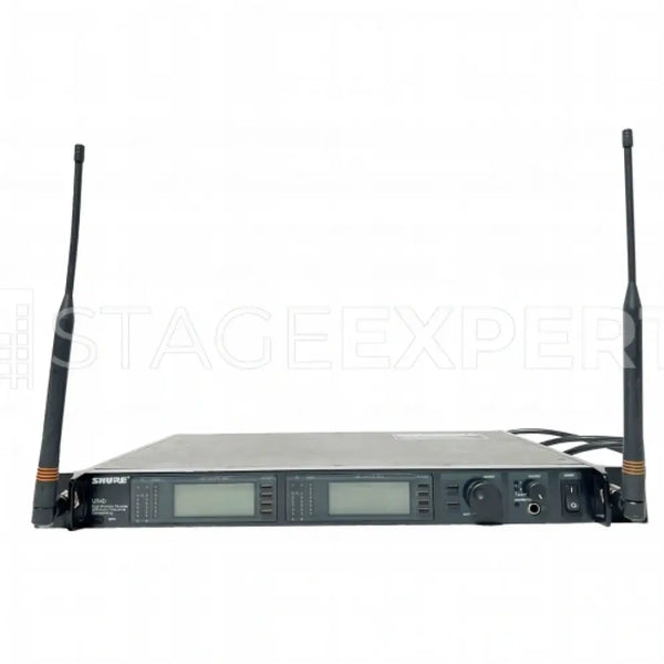 Shure UR4D H4E Set with 2x UR1 Bodypacks Wireless, Used